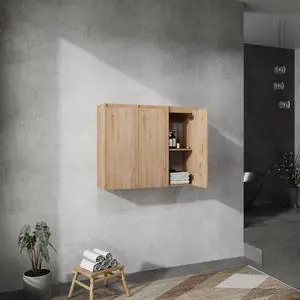 36" Bathroom Side Cabinet, 3-Soft Close Doors, Float Mounting Design, 12*3(KD-Packing) 36" Bathroom Side Cabinet, 3-Soft Close Doors, Float Mounting Design, 12*3(KD-Packing)