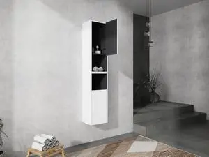 12" Bathroom Side Cabinet,2-Soft Close Doors,Float Mounting Design,12*2(KD-Packing) 12" Bathroom Side Cabinet,2-Soft Close Doors,Float Mounting Design,12*2(KD-Packing)