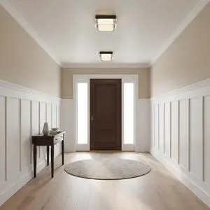 8-inch Black integrated Led Flush Mount 8-inch Black integrated Led Flush Mount