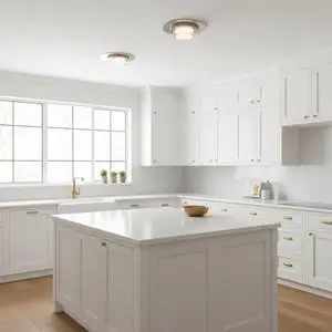12 inch Square Chrome integrated Led Flush Mount 12 inch Square Chrome integrated Led Flush Mount