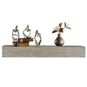 72" Rustic Wood Fireplace Mantel,Wall-Mounted & Floating Shelf For Home Decor 72" Rustic Wood Fireplace Mantel,Wall-Mounted & Floating Shelf For Home Decor