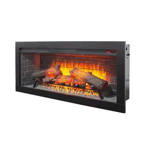 42 Inch Infrared Electric Fireplace With Removable Trim Kit Insert, Touch Panel Home Decor Heater 42 Inch Infrared Electric Fireplace With Removable Trim Kit Insert, Touch Panel Home Decor Heater