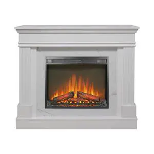 44" Electric Fireplace With Mantel For Living Room Or Bedroom,23" Fireplace Insert Heater, Realistic Log And Flame Effect, Remote Control, Timer 44" Electric Fireplace With Mantel For Living Room Or Bedroom,23" Fireplace Insert Heater, Realistic Log And Flame Effect, Remote Control, Timer