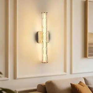 19.7'' Gold Bathroom Wall Sconce Set Of 2, Modern Single Sconce Wall Lighting, Upgrated K9 Crystal Bronze Wall Light, Bedroom Vanity Sconce, Wall Lamp for Living Room, Stairway, Hallway 19.7'' Gold Bathroom Wall Sconce Set Of 2, Modern Single Sconce Wall Lighting, Upgrated K9 Crystal Bronze Wall Light, Bedroom Vanity Sconce, Wall Lamp for Living Room, Stairway, Hallway
