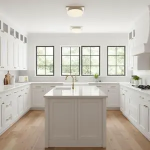 13-in Brushed Nickel Led Flush Mount 13-in Brushed Nickel Led Flush Mount