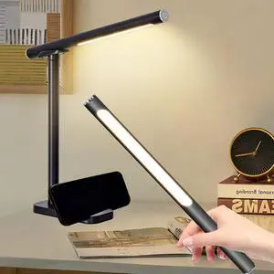 Led Desk Lamp 360°Adjustable, Usb Charging Port, 5 Light Modes & Dimmable Brightness, Bedside Lamp for Reading, Craft, Work, Study(Black) Led Desk Lamp 360°Adjustable, Usb Charging Port, 5 Light Modes & Dimmable Brightness, Bedside Lamp for Reading, Craft, Work, Study(Black)