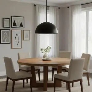 24 inch Diameter integrated Led Black Pendant 24 inch Diameter integrated Led Black Pendant