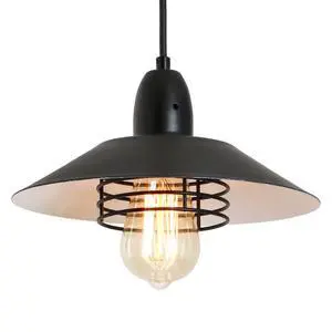 Farmhouse Vintage Pendant Light Black Fixture Pendant Lights with Spring Frame Adjustable Metal Hanging Lamp for Kitchen Island Dining Room Bedroom Living Room Barn Entryy, E26 Farmhouse Vintage Pendant Light Black Fixture Pendant Lights with Spring Frame Adjustable Metal Hanging Lamp for Kitchen Island Dining Room Bedroom Living Room Barn Entryy, E26