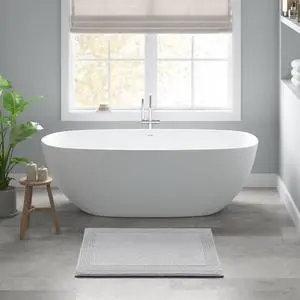 1 PCS 20x30" 100% Cotton Tufted 3000 GSM Reversible Bath Rug Grey 1 PCS 20x30" 100% Cotton Tufted 3000 GSM Reversible Bath Rug Grey