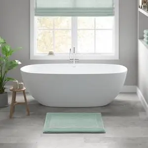 1 PCS 17x24" 100% Cotton Tufted 3000 GSM Reversible Bath Rug Green 1 PCS 17x24" 100% Cotton Tufted 3000 GSM Reversible Bath Rug Green
