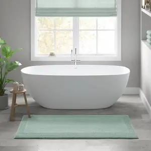 1 PCS 24x44" 100% Cotton Tufted 3000 GSM Reversible Bath Rug Green 1 PCS 24x44" 100% Cotton Tufted 3000 GSM Reversible Bath Rug Green