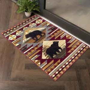 Nature's Nest GC_CBL3001 Multi 2 ft. x 3 ft. Lodge Area Rug Nature's Nest GC_CBL3001 Multi 2 ft. x 3 ft. Lodge Area Rug