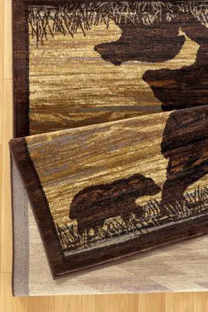 Nature's Nest GC_CBL3006 Multi 2 ft. 7 in. x 7 ft. 3 in. Lodge Area Rug Nature's Nest GC_CBL3006 Multi 2 ft. 7 in. x 7 ft. 3 in. Lodge Area Rug