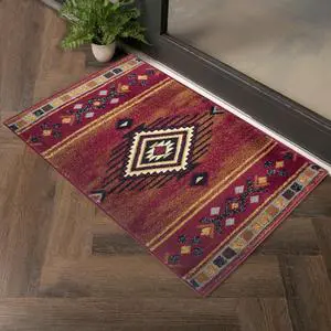 Red 2 ft. x 3 ft. Southwest Area Rug Red 2 ft. x 3 ft. Southwest Area Rug