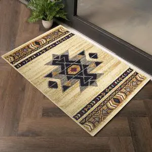 Cream 2 ft. x 3 ft. Southwest Area Rug Cream 2 ft. x 3 ft. Southwest Area Rug
