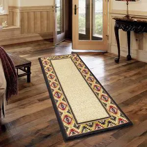 Cream 2 ft. 7 in. x 7 ft. 3 in. Southwest Area Rug Cream 2 ft. 7 in. x 7 ft. 3 in. Southwest Area Rug