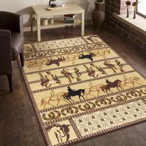 Beige 5 ft. 3 in. x 7 ft. 3 in. Southwest Area Rug Beige 5 ft. 3 in. x 7 ft. 3 in. Southwest Area Rug