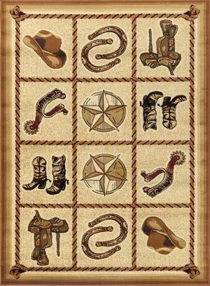 Beige 7 ft. 10 in. x 10 ft. 3 in. Southwest Area Rug Beige 7 ft. 10 in. x 10 ft. 3 in. Southwest Area Rug