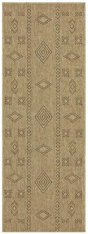 Jute/Mocha 2 ft. 7 in. x 7 ft. 3 in. Indoor/Outdoor Area Rug Jute/Mocha 2 ft. 7 in. x 7 ft. 3 in. Indoor/Outdoor Area Rug