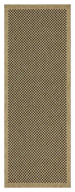Jute/Black 2 ft. 7 in. x 7 ft. 3 in. Indoor/Outdoor Area Rug Jute/Black 2 ft. 7 in. x 7 ft. 3 in. Indoor/Outdoor Area Rug