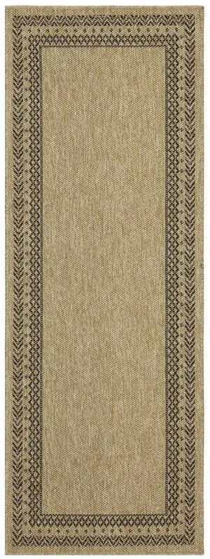 Jute/Black 2 ft. 7 in. x 7 ft. 3 in. Indoor/Outdoor Area Rug Jute/Black 2 ft. 7 in. x 7 ft. 3 in. Indoor/Outdoor Area Rug