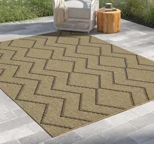 Jute/Black 7 ft. 10 in. x 10 ft. 3 in. Indoor/Outdoor Area Rug Jute/Black 7 ft. 10 in. x 10 ft. 3 in. Indoor/Outdoor Area Rug
