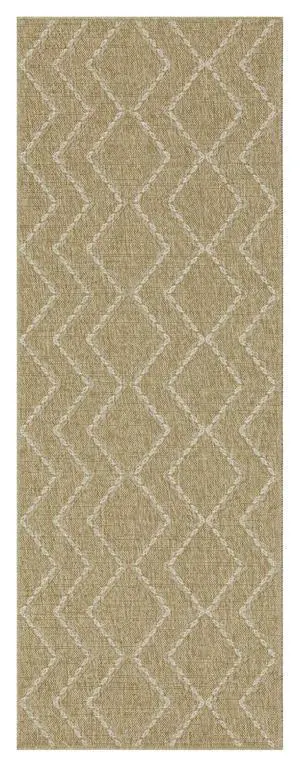 Jute/White 2 ft. 7 in. x 7 ft. 3 in. Indoor/Outdoor Area Rug Jute/White 2 ft. 7 in. x 7 ft. 3 in. Indoor/Outdoor Area Rug