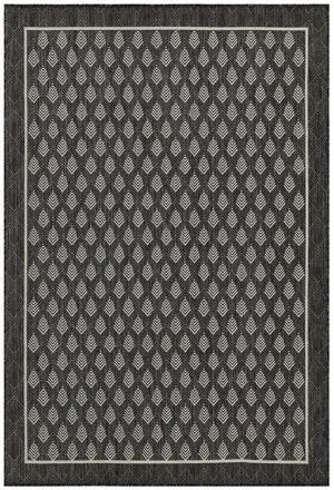 Sunshine GC_HAR2008 Anthracite 5 ft. 3 in. x 7 ft. 3 in. Indoor/Outdoor Area Rug Sunshine GC_HAR2008 Anthracite 5 ft. 3 in. x 7 ft. 3 in. Indoor/Outdoor Area Rug