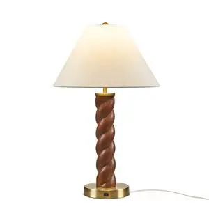 1- Piece one Size Textured Ceramic Table Lamp with Fluted Fabric Shade 1- Piece one Size Textured Ceramic Table Lamp with Fluted Fabric Shade