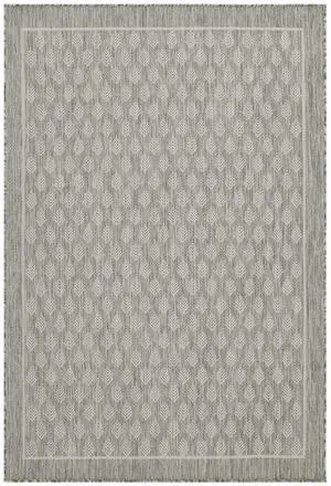 Sunshine GC_HAR2009 Silver 5 ft. 3 in. x 7 ft. 3 in. Indoor/Outdoor Area Rug Sunshine GC_HAR2009 Silver 5 ft. 3 in. x 7 ft. 3 in. Indoor/Outdoor Area Rug