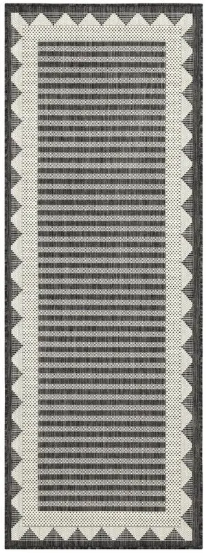 Sunshine GC_HAR2014 Anthracite 2 ft. 7 in. x 7 ft. 3 in. Indoor/Outdoor Area Rug Sunshine GC_HAR2014 Anthracite 2 ft. 7 in. x 7 ft. 3 in. Indoor/Outdoor Area Rug