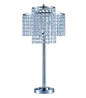 26" Tall" Holly Glam" 2-Tiered Table Lamp with Charging and Usb Port, Silver 26" Tall" Holly Glam" 2-Tiered Table Lamp with Charging and Usb Port, Silver