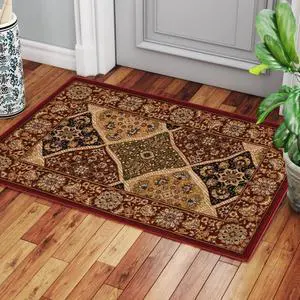 Manchester GC_HER5005 Red 2 ft. x 3 ft. Area Rug Manchester GC_HER5005 Red 2 ft. x 3 ft. Area Rug
