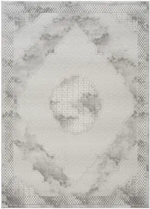 Geometrix GC_DIM1004 Gray 7 ft. 10 in. x 10 ft. 6 in. Area Rug Geometrix GC_DIM1004 Gray 7 ft. 10 in. x 10 ft. 6 in. Area Rug