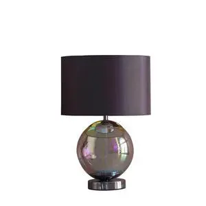 18.75-inch Artie Orb Iridescent Chrome Table Lamp 18.75-inch Artie Orb Iridescent Chrome Table Lamp
