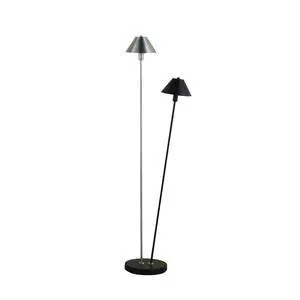 47.5" in Led Double G-9 Matte Powder Black/Silver Redman Brushed Nickel Floor Lamp 47.5" in Led Double G-9 Matte Powder Black/Silver Redman Brushed Nickel Floor Lamp