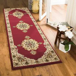 Classic GC_VIN5009 Red 2 ft. 7 in. x 7 ft. 3 in. Area Rug Classic GC_VIN5009 Red 2 ft. 7 in. x 7 ft. 3 in. Area Rug