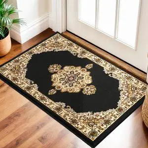 Classic GC_VIN5010 Black 2 ft. x 3 ft. Area Rug Classic GC_VIN5010 Black 2 ft. x 3 ft. Area Rug