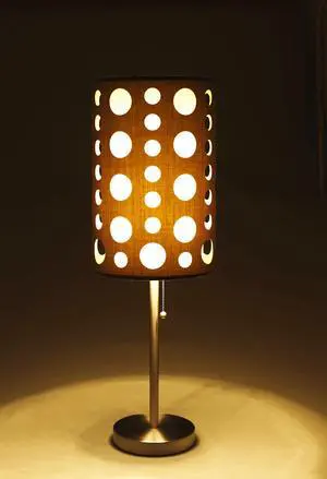 30"H Grey/White Retro Table Lamp 30"H Grey/White Retro Table Lamp