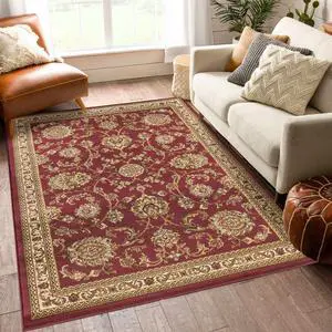 Classic GC_VIN5012 Red 5 ft. 3 in. x 7 ft. 3 in. Area Rug Classic GC_VIN5012 Red 5 ft. 3 in. x 7 ft. 3 in. Area Rug