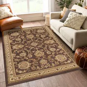 Classic GC_VIN5013 Brown 5 ft. 3 in. x 7 ft. 3 in. Area Rug Classic GC_VIN5013 Brown 5 ft. 3 in. x 7 ft. 3 in. Area Rug