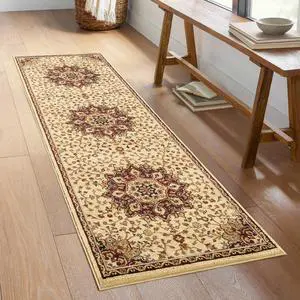 Classic GC_VIN5014 Cream 2 ft. 7 in. x 7 ft. 3 in. Area Rug Classic GC_VIN5014 Cream 2 ft. 7 in. x 7 ft. 3 in. Area Rug