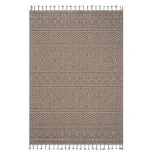 Collection 72*48 inch Mocha / Geometric Indoor/ Outdoor Area Rug Collection 72*48 inch Mocha / Geometric Indoor/ Outdoor Area Rug