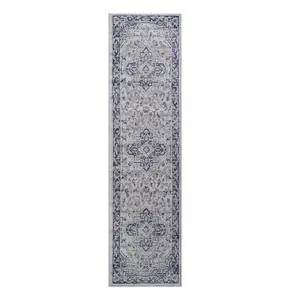 Collection 96*26 inch Blue / Grey / Oriental Runner Rug Collection 96*26 inch Blue / Grey / Oriental Runner Rug