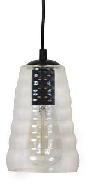 torus Long Pendant with Clear Glass torus Long Pendant with Clear Glass