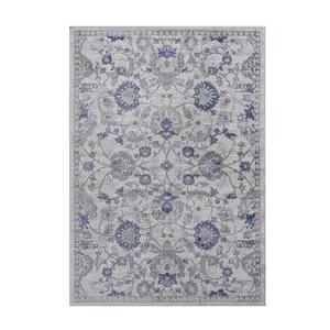 Collection 108*79 inch Blue / Silver / Oriental Area Rug Collection 108*79 inch Blue / Silver / Oriental Area Rug