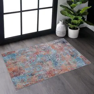 Multi Washable Rug 36*24 inch Doormat Rug (Multi, 36*24 inch) Multi Washable Rug 36*24 inch Doormat Rug (Multi, 36*24 inch)