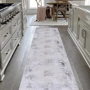 Gold Washable Rug 120*30 inch Runner Rug (Gray+Gold, 120*30 inch) Gold Washable Rug 120*30 inch Runner Rug (Gray+Gold, 120*30 inch)