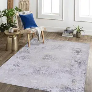 Gold Washable Rug 120*96 inch inch Area Rug (Gray+Gold, 120*96 inch) Gold Washable Rug 120*96 inch inch Area Rug (Gray+Gold, 120*96 inch)