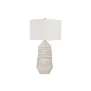 Lighting, 33"H, Table Lamp, Ivory / Cream Shade, Cream Ceramic, Contemporary Lighting, 33"H, Table Lamp, Ivory / Cream Shade, Cream Ceramic, Contemporary